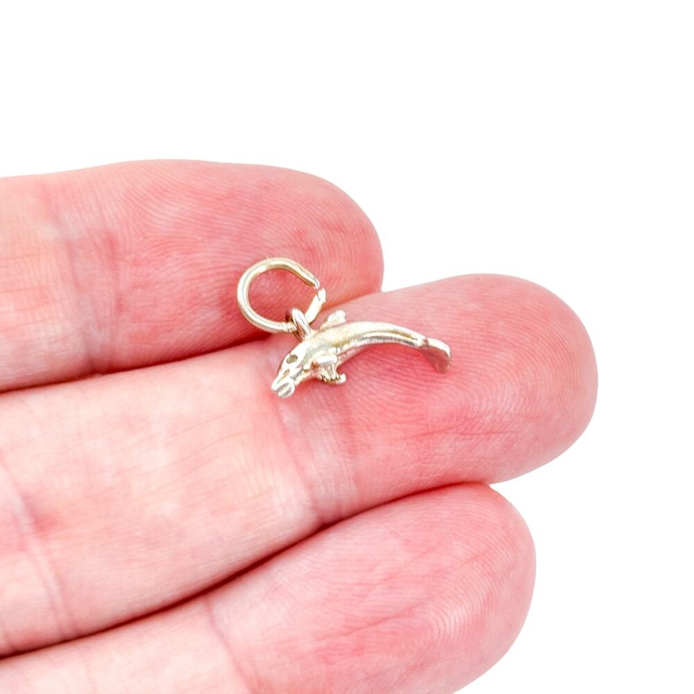 Vintage Sterling Silver 925 Dolphin Charm